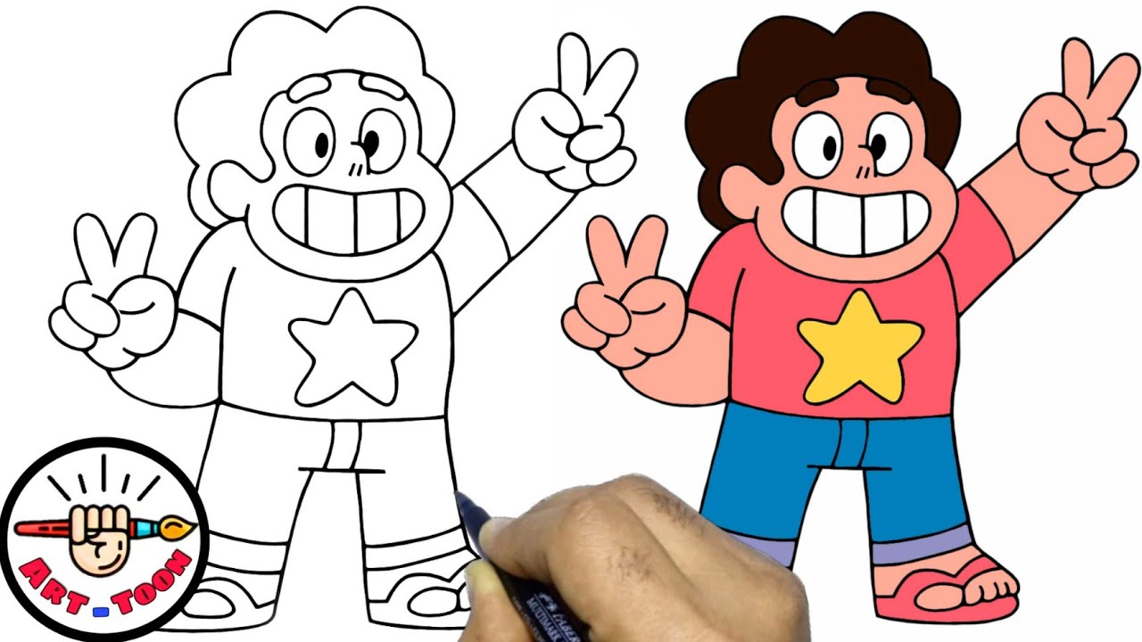 how to draw steven universe art style